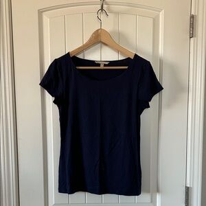 Banana Republic Navy Short Sleeve Tee
